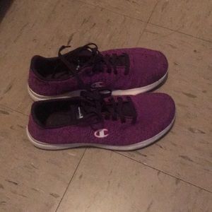 Champions purple sneakers